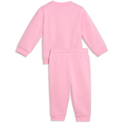PUMA Minicats Essentials Fleece Crew Baby-Jogginganzug 70 - pink shimmer 80