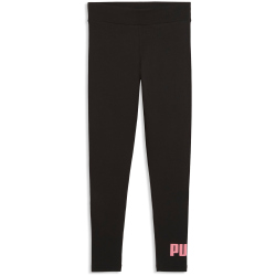 PUMA Essentials 2 Color No.1 Logo Leggings Mädchen 56 - PUMA black/wild pink 140