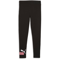 PUMA Essentials 2 Color No.1 Logo Leggings Mädchen 56 - PUMA black/wild pink 140