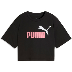 PUMA Essentials 2 Color No.1 Logo Cropped T-Shirt...