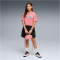 PUMA Essentials 2 Color No.1 Logo Cropped T-Shirt Mädchen 25 - wild pink 128