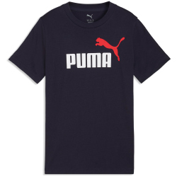 PUMA Essentials 2 Color No.1 Logo T-Shirt Jungen 16 - new navy 140