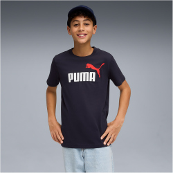 PUMA Essentials 2 Color No.1 Logo T-Shirt Jungen 16 - new navy 140