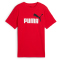 PUMA Essentials 2 Color No.1 Logo T-Shirt Jungen 11 - for all time red 128
