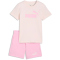 PUMA Essentials No.1 Logo T-Shirt + Shorts Set Kinder 21 - jasmine flower 98