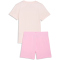 PUMA Essentials No.1 Logo T-Shirt + Shorts Set Kinder 21 - jasmine flower 98