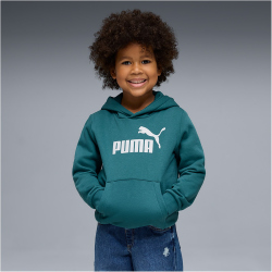 PUMA Essentials No. 1 Logo Fleece Hoodie Jungen 41 - emerald ice 98