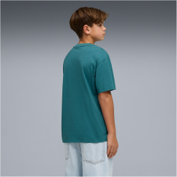 PUMA Essentials Small No. 1 Logo Relaxed T-Shirt Jungen 41 - emerald ice 164