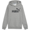 PUMA Essentials No. 1 Logo French Terry Hoodie Jungen 03 - medium gray heather 140