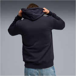 PUMA Essentials 2 Color Small No. 1 Logo Fleece Hoodie Herren 19 - new navy/red L