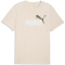 PUMA Essentials 2 Color No. 1 Logo T-Shirt Herren 86 - alpine snow/white M