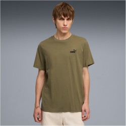 PUMA Essentials Small No. 1 Logo T-Shirt Herren 81 - loden green S