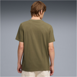 PUMA Essentials Small No. 1 Logo T-Shirt Herren 81 - loden green S