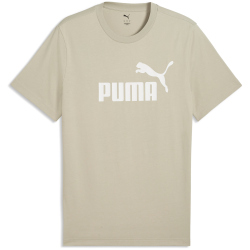 PUMA Essentials No. 1 Logo T-Shirt Herren 61 - pebble gray S