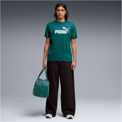 PUMA Essentials No. 1 Logo T-Shirt Herren 41 - emerald ice S