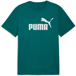 PUMA Essentials No. 1 Logo T-Shirt Herren 41 - emerald ice M