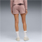 PUMA Essentials Small No. 1 Logo 5 High-Waist French Terry Sweatshorts Damen 88 - sandstone XS
