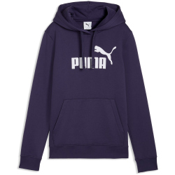 PUMA Essentials No. 1 Logo Fleece Hoodie Damen 64 - deep plum XS
