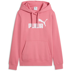 PUMA Essentials No. 1 Logo Fleece Hoodie Damen 25 - wild pink S