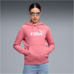 PUMA Essentials No. 1 Logo Fleece Hoodie Damen 25 - wild pink S