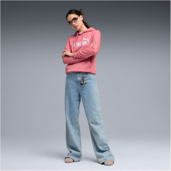 PUMA Essentials No. 1 Logo Fleece Hoodie Damen 25 - wild pink S