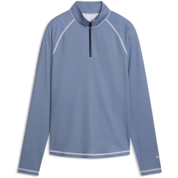 PUMA UV Birdseye 1/4-Zip Golfpullover Damen 01 - white...