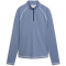 PUMA UV Birdseye 1/4-Zip Golfpullover Damen 01 - white glow/deep navy L