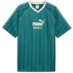 PUMA King Relaxed Streetwear Fußballtrikot 41 - emerald ice S