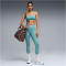 PUMA Move Strappy Low Support Sport-BH Damen 46 - baltic sea blue XS