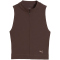 PUMA Cloudspun 1/4-Zip Tanktop Damen 13 - chocolate brown XS