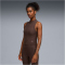 PUMA Cloudspun 1/4-Zip Tanktop Damen 13 - chocolate brown XS