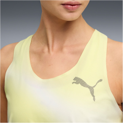 PUMA Lightspeed Ultraweave Graphic Lauf-Singlet Damen 42 - silver mist S