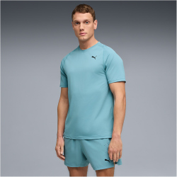 PUMA PWRmode Trainingsshirt Herren 46 - baltic sea blue XL