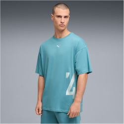 PUMA Graphic Oversized Trainingsshirt Herren 46 - baltic...
