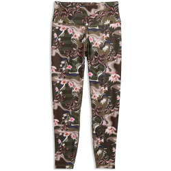 PUMA League Allover Print High-Waist 7/8-Leggings Damen 81 - loden green S