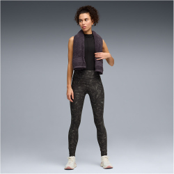 PUMA Cloudspun Allover Print High-Waist Fleece Leggings...