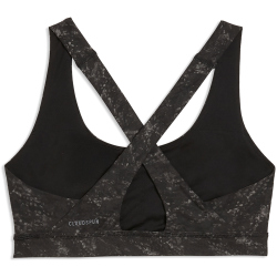 PUMA Cloudspun Allover Print Mid Support Sport-BH Damen...