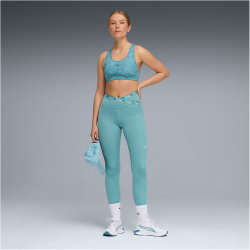 PUMA 4Keeps Pebble Print Mid Support Sport-BH Damen 46 -...
