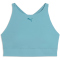 PUMA Shapeluxe Mid Support High Neck Sport-BH Damen 46 - baltic sea blue XS