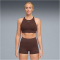 PUMA x HYROX Shapeluxe Mid Support High Neck Sport-BH Damen 13 - chocolate brown XS