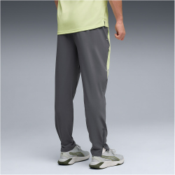 PUMA PWRTRAIN Stretch Woven Trainingshose Herren 38 - galactic gray/apple spritz L
