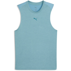 PUMA Cloudspun Tanktop Herren 46 - baltic sea blue heather S