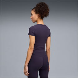 PUMA Shapeluxe Baby Tee Trainingsshirt Damen 64 - deep...