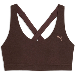 PUMA Cloudspun Mid Support Sport-BH Damen 13 - chocolate brown S