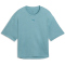 PUMA Cloudspun Relaxed Trainingsshirt Damen 46 - baltic sea blue heather S