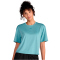 PUMA Cloudspun Relaxed Trainingsshirt Damen 46 - baltic sea blue heather S