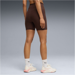 PUMA Cloudspun High-Waist 6" kurze Leggings Damen 13 - chocolate brown XS