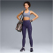 PUMA Cloudspun High-Waist Fleece Leggings Damen 64 - deep plum heather XXL