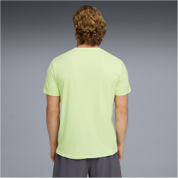 PUMA Train All Day Essential Polyester Texture Trainingsshirt Herren 38 - apple spritz S