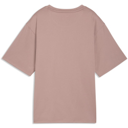 PUMA Train All Day Essential Relaxed Trainingsshirt Damen 95 - sandstone L